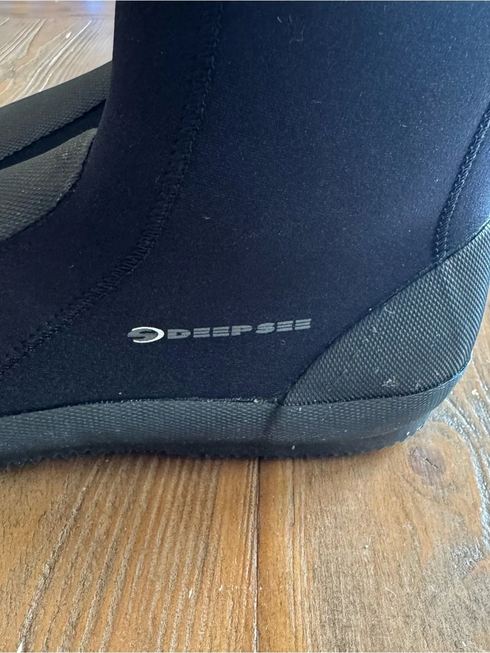 Deep See Scuba Dive Boots Neoprene Zip Hard Sole Black Size 13